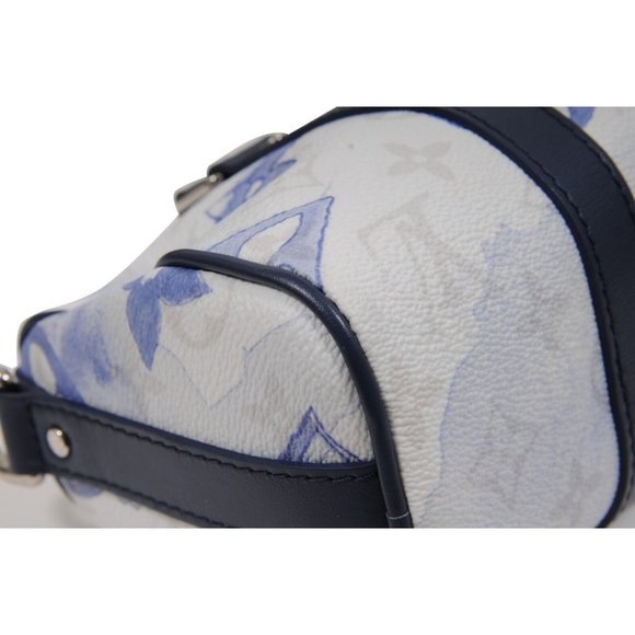 Louis Vuitton Keepall Bandouliere XS Duffle Bag Blue Watercolor M45761 - Picture 11 of 16